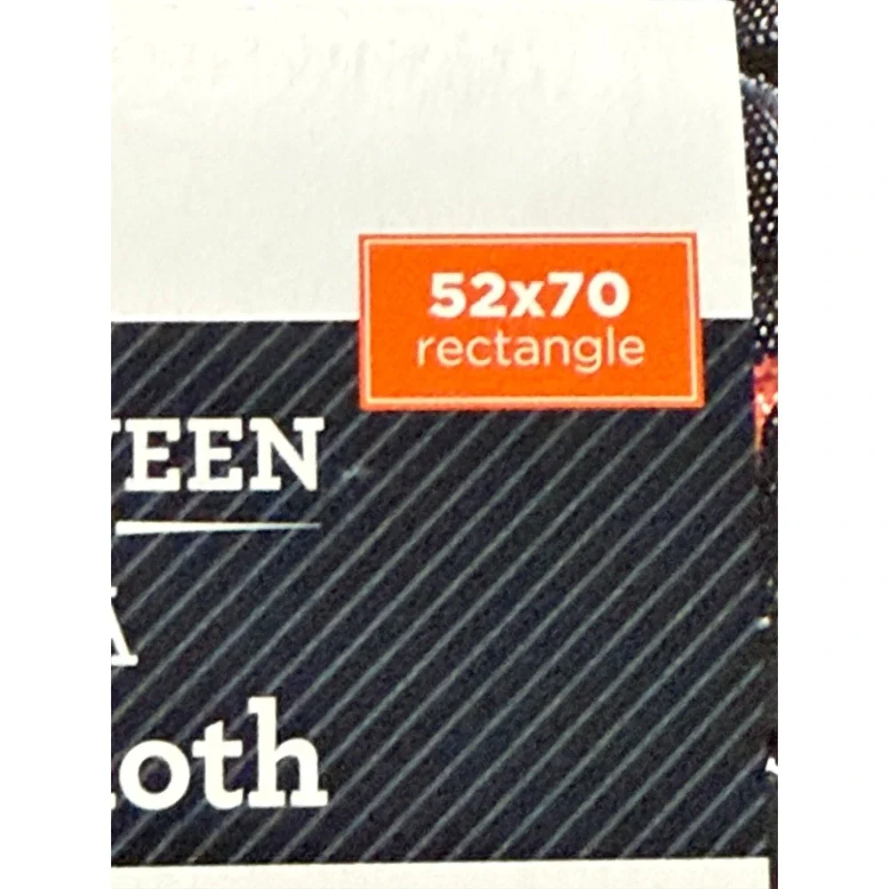 Halloween 52x70‎ rectangular tablecloth NWT pumpkin